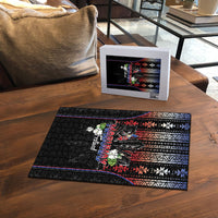 Mabuhay Philippines Festival Puzzle Filipino Map Sampaguita Igorot Pattern