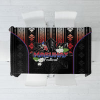 Mabuhay Philippines Festival Tablecloth Filipino Map Sampaguita Igorot Pattern