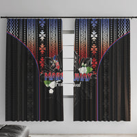 Mabuhay Philippines Festival Window Curtain Filipino Map Sampaguita Igorot Pattern