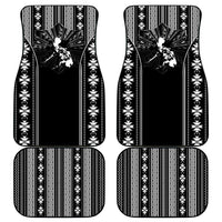 Mabuhay Philippines Festival Car Mats Filipino Map Black White Igorot Pattern