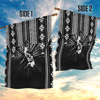 Mabuhay Philippines Festival Garden Flag Filipino Map Black White Igorot Pattern