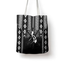 Mabuhay Philippines Festival Tote Bag Filipino Map Black White Igorot Pattern
