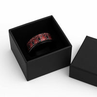 New Zealand Hei Tiki Motif Spinner Ring - Polynesian Pride