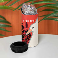 Custom Nouvelle-Caledonie Football 4 in 1 Can Cooler Tumbler Allez Les Cagous Simple Style