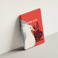 Custom Nouvelle-Caledonie Football Canvas Wall Art Allez Les Cagous Simple Style