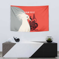 Custom Nouvelle-Caledonie Football Tapestry Allez Les Cagous Simple Style