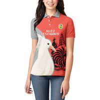 Custom Nouvelle-Caledonie Football Women Polo Shirt Allez Les Cagous Simple Style