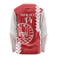 Custom Tahiti Football Long Sleeve Shirt Go Toa Aito