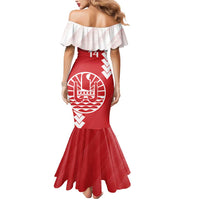 Custom Tahiti Football Mermaid Dress Go Toa Aito LT14 - Polynesian Pride