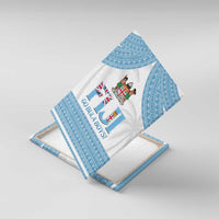 Custom Fiji Tapa Football Canvas Wall Art Go Bula Boy!