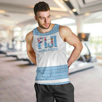 Custom Fiji Tapa Football Men Tank Top Go Bula Boy!
