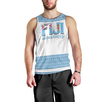 Custom Fiji Tapa Football Men Tank Top Go Bula Boy!