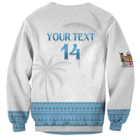Custom Fiji Tapa Football Sweatshirt Go Bula Boy! LT14 - Polynesian Pride