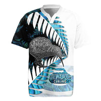 New Zealand Silver Fern Curling Personalised Rugby Jersey Aotearoa Kiwi Ponga Paua Shell Version - Polynesian Pride