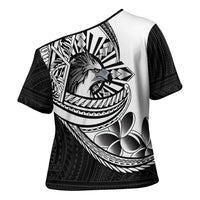 Philippines Eagle Sun Cross Shoulder Shirt Filipino Agila Polynesian Tattoo Black Color LT14 - Polynesian Pride