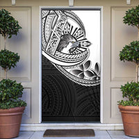 Philippines Eagle Sun Door Cover Filipino Agila Polynesian Tattoo Black Color