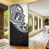 Philippines Eagle Sun Door Cover Filipino Agila Polynesian Tattoo Black Color