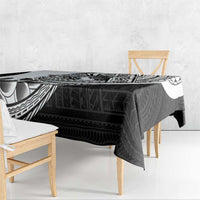 Philippines Eagle Sun Tablecloth Filipino Agila Polynesian Tattoo Black Color