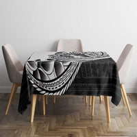 Philippines Eagle Sun Tablecloth Filipino Agila Polynesian Tattoo Black Color