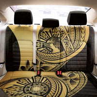 Philippines Eagle Sun Back Car Seat Cover Filipino Agila Polynesian Tattoo Gold Color