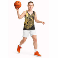Philippines Eagle Sun Basketball Jersey Filipino Agila Polynesian Tattoo Gold Color