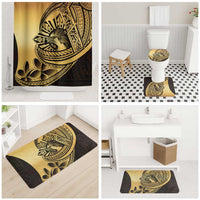 Philippines Eagle Sun Bathroom Set Filipino Agila Polynesian Tattoo Gold Color