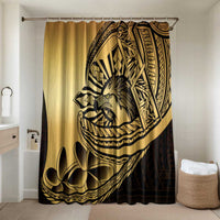 Philippines Eagle Sun Bathroom Set Filipino Agila Polynesian Tattoo Gold Color