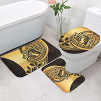 Philippines Eagle Sun Bathroom Set Filipino Agila Polynesian Tattoo Gold Color