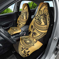 Philippines Eagle Sun Car Seat Cover Filipino Agila Polynesian Tattoo Gold Color LT14 - Polynesian Pride