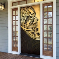 Philippines Eagle Sun Door Cover Filipino Agila Polynesian Tattoo Gold Color