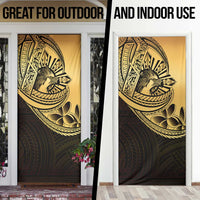 Philippines Eagle Sun Door Cover Filipino Agila Polynesian Tattoo Gold Color