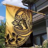 Philippines Eagle Sun Garden Flag Filipino Agila Polynesian Tattoo Gold Color