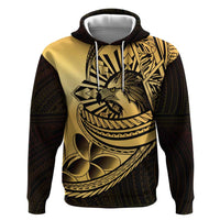 Philippines Eagle Sun Hoodie Filipino Agila Polynesian Tattoo Gold Color LT14 Pullover Hoodie Gold - Polynesian Pride