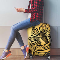 Philippines Eagle Sun Luggage Cover Filipino Agila Polynesian Tattoo Gold Color LT14 - Polynesian Pride