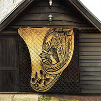 Philippines Eagle Sun Quilt Filipino Agila Polynesian Tattoo Gold Color