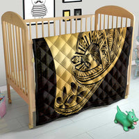 Philippines Eagle Sun Quilt Filipino Agila Polynesian Tattoo Gold Color
