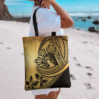 Philippines Eagle Sun Tote Bag Filipino Agila Polynesian Tattoo Gold Color