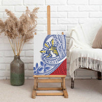 Philippines Eagle Sun Canvas Wall Art Filipino Agila Polynesian Tattoo Flag Color