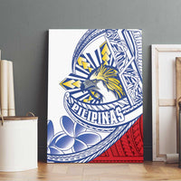 Philippines Eagle Sun Canvas Wall Art Filipino Agila Polynesian Tattoo Flag Color