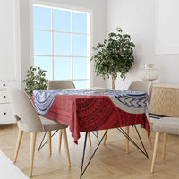 Philippines Eagle Sun Tablecloth Filipino Agila Polynesian Tattoo Flag Color