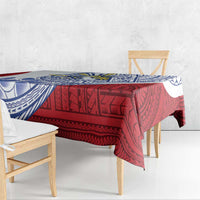Philippines Eagle Sun Tablecloth Filipino Agila Polynesian Tattoo Flag Color