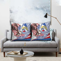 Filipino American History Month Pillow Cover Philippines Agila USA Eagle Mix Flag