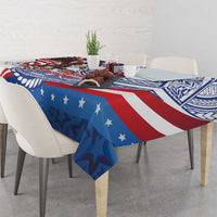 Filipino American History Month Tablecloth Philippines Agila USA Eagle Mix Flag