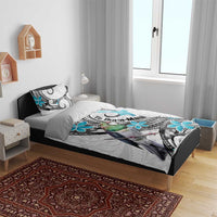 Aotearoa Te Ika-a-Maui Bedding Set South Island Kekeru Maori Koru