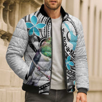 Aotearoa Te Ika-a-Maui Bomber Puffer Jacket South Island Kekeru Maori Koru LT14 - Polynesian Pride