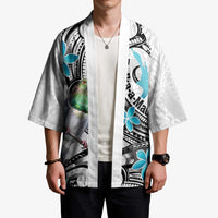 Aotearoa Te Ika-a-Maui Kimono South Island Kekeru Maori Koru - Polynesian Pride