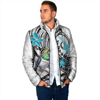 Aotearoa Te Ika-a-Maui Padded Jacket South Island Kekeru Maori Koru LT14 - Polynesian Pride