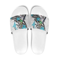 Aotearoa Te Ika-a-Maui Slide Sandals South Island Kekeru Maori Koru - Polynesian Pride