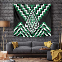 Green Aotearoa Taniko Poutama Patikitiki Tapestry