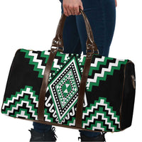 Green New Zealand Taniko Poutama Patikitiki Travel Bag - Polynesian Pride